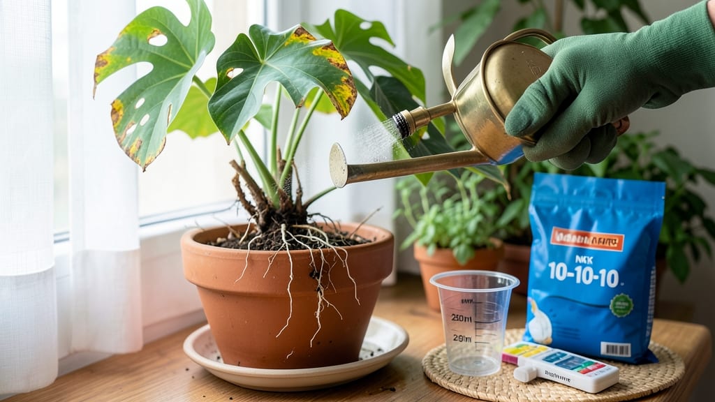 How to Fix Over-Fertilized Plants: Flush Roots and Revive in 24 Hours