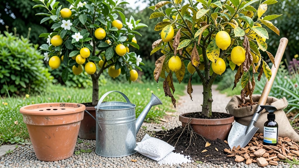 How To Fix Overwatered Lemon Tree: Root Revival With Airflow and Drainage Rescue
