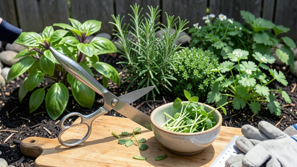 How to Harvest Herbs Without Killing the Plant: Gentle Snip-and-Grow Technique