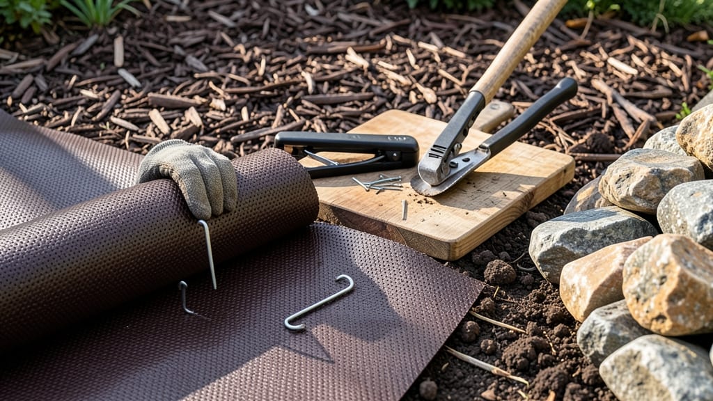 How to Hold Down Landscape Fabric: Sturdy Stakes and Heavy Edging Secrets
