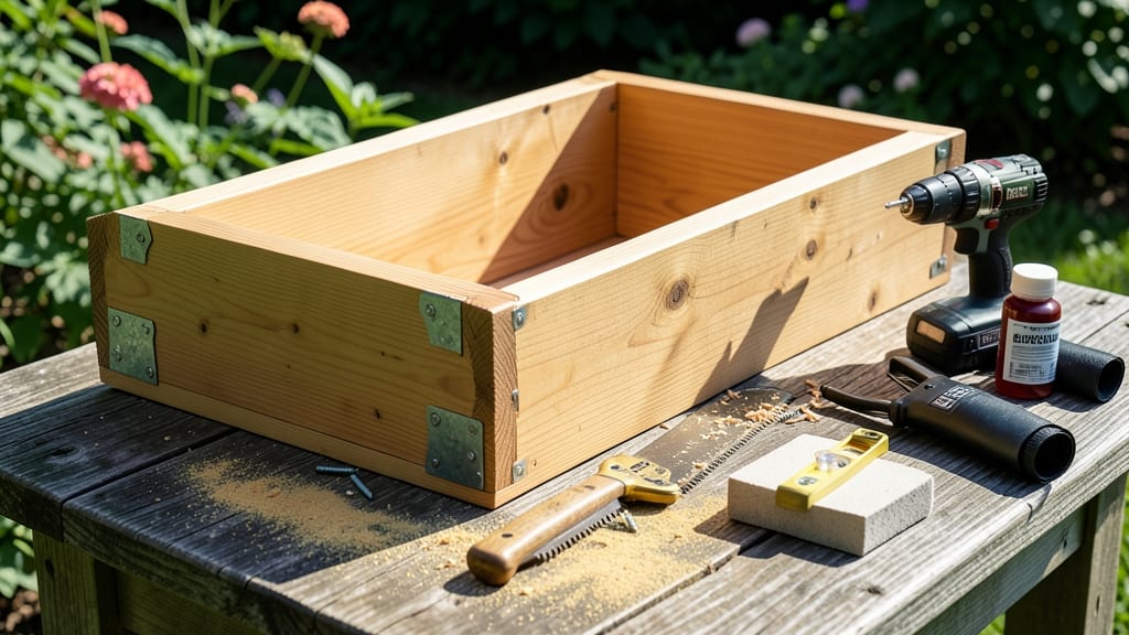 How to Make a Planter Box Out of Wood: Durable Garden Edging in 2 Hours